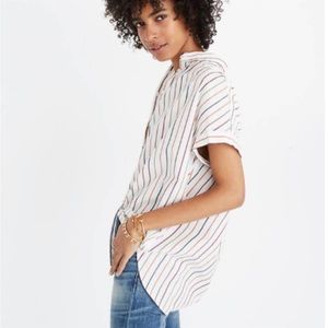 Madewell Central Shirt in Sadie Stripe Size S